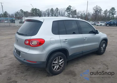 2011 Volkswagen Tiguan S из США, поврежденный, VIN WVGBV7AX3BW531249